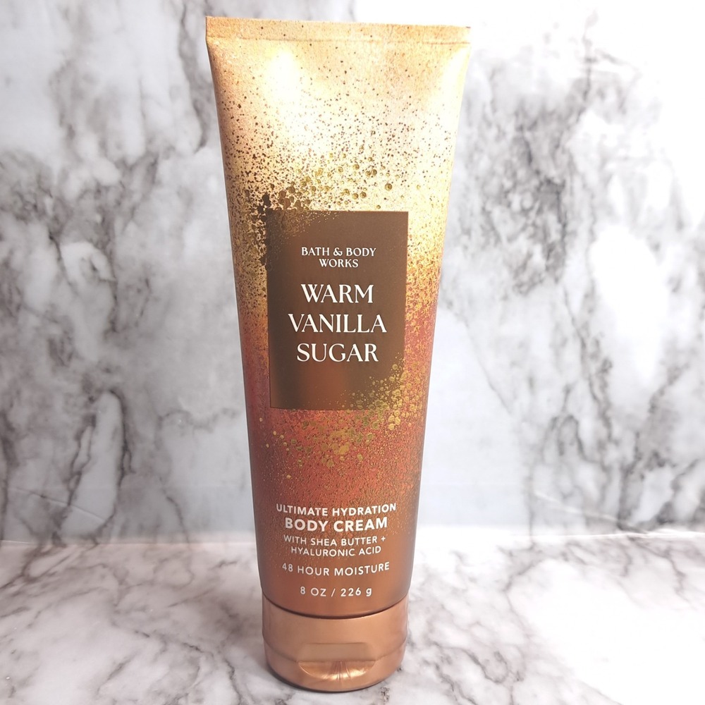 Bath and Body Works Warm‎ Vanilla Sugar Ultimate Hydration Body Cream 8oz